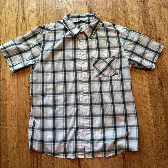 Men's Mountain Hardware Plaid Button Down Shirt, size M - Picture 1 of 4